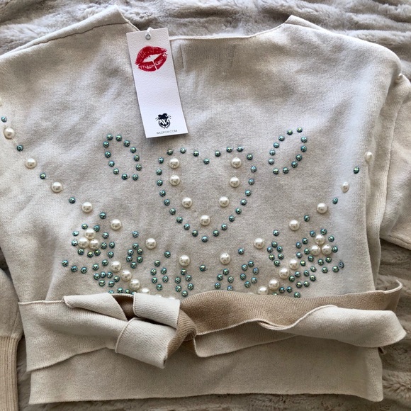 Wildfox Wilder Mock Wrap top size small - Picture 11 of 12